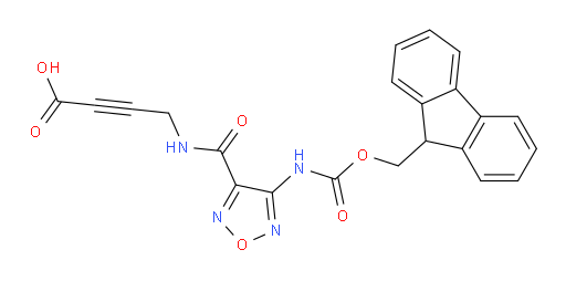 4-{[4-({[(9H-fluoren-9-yl)methoxy]carbonyl}amino)-1,2,5-oxadiazol-3-yl]formamido}but-2-ynoic acid