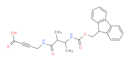 4-[3-({[(9H-fluoren-9-yl)methoxy]carbonyl}amino)-2-methylbutanamido]but-2-ynoic acid