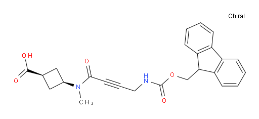 (1s,3s)-3-[4-({[(9H-fluoren-9-yl)methoxy]carbonyl}amino)-N-methylbut-2-ynamido]cyclobutane-1-carboxylic acid
