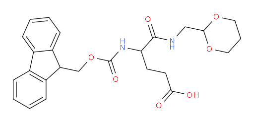4-{[(1,3-dioxan-2-yl)methyl]carbamoyl}-4-({[(9H-fluoren-9-yl)methoxy]carbonyl}amino)butanoic acid