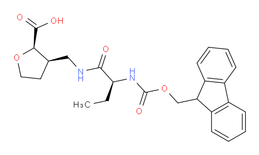 (2RS,3RS)-3-{[(2S)-2-({[(9H-fluoren-9-yl)methoxy]carbonyl}amino)butanamido]methyl}oxolane-2-carboxylic acid