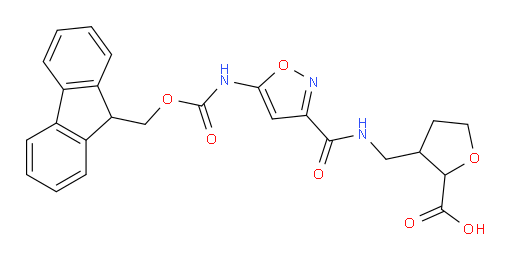 3-({[5-({[(9H-fluoren-9-yl)methoxy]carbonyl}amino)-1,2-oxazol-3-yl]formamido}methyl)oxolane-2-carboxylic acid