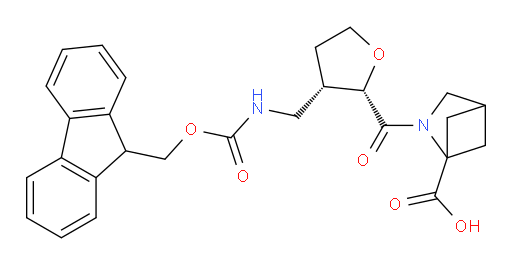 rac-2-[(2R,3R)-3-[({[(9H-fluoren-9-yl)methoxy]carbonyl}amino)methyl]oxolane-2-carbonyl]-2-azabicyclo[2.1.1]hexane-1-carboxylic acid
