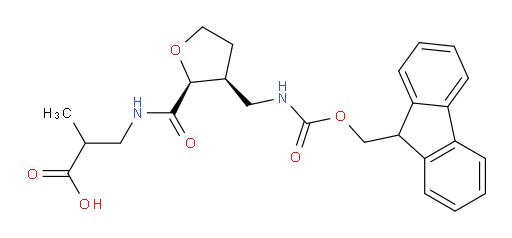 rac-3-{[(2R,3R)-3-[({[(9H-fluoren-9-yl)methoxy]carbonyl}amino)methyl]oxolan-2-yl]formamido}-2-methylpropanoic acid