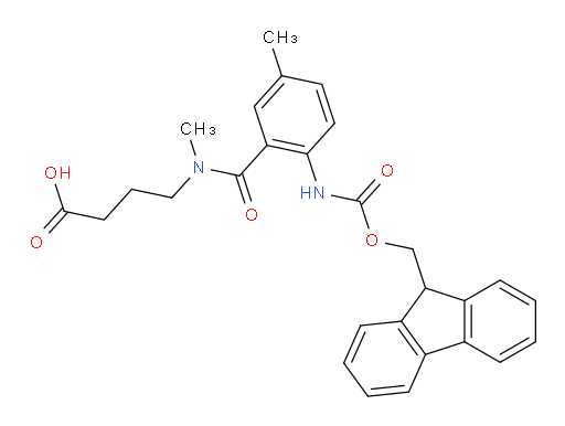 4-{1-[2-({[(9H-fluoren-9-yl)methoxy]carbonyl}amino)-5-methylphenyl]-N-methylformamido}butanoic acid
