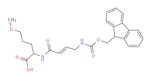 2-[4-({[(9H-fluoren-9-yl)methoxy]carbonyl}amino)but-2-enamido]-5-methoxypentanoic acid