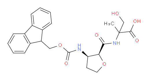 rac-2-{[(2R,3S)-3-({[(9H-fluoren-9-yl)methoxy]carbonyl}amino)oxolan-2-yl]formamido}-3-hydroxy-2-methylpropanoic acid