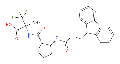 rac-2-{[(2R,3S)-3-({[(9H-fluoren-9-yl)methoxy]carbonyl}amino)oxolan-2-yl]formamido}-3,3,3-trifluoro-2-methylpropanoic acid