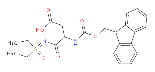 3-{[diethyl(oxo)-lambda6-sulfanylidene]carbamoyl}-3-({[(9H-fluoren-9-yl)methoxy]carbonyl}amino)propanoic acid