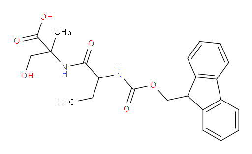 2-[2-({[(9H-fluoren-9-yl)methoxy]carbonyl}amino)butanamido]-3-hydroxy-2-methylpropanoic acid