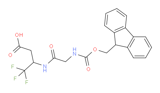 3-[2-({[(9H-fluoren-9-yl)methoxy]carbonyl}amino)acetamido]-4,4,4-trifluorobutanoic acid
