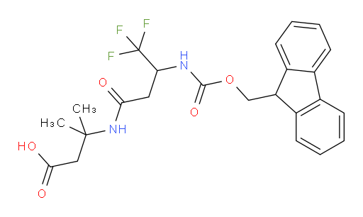 3-[3-({[(9H-fluoren-9-yl)methoxy]carbonyl}amino)-4,4,4-trifluorobutanamido]-3-methylbutanoic acid