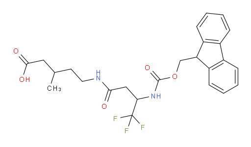 5-[3-({[(9H-fluoren-9-yl)methoxy]carbonyl}amino)-4,4,4-trifluorobutanamido]-3-methylpentanoic acid