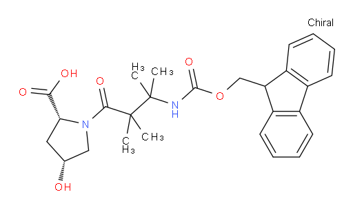 (2R,4R)-1-[3-({[(9H-fluoren-9-yl)methoxy]carbonyl}amino)-2,2,3-trimethylbutanoyl]-4-hydroxypyrrolidine-2-carboxylic acid