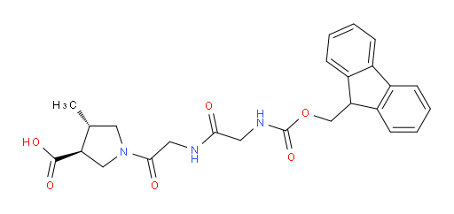 rac-(3R,4R)-1-{2-[2-({[(9H-fluoren-9-yl)methoxy]carbonyl}amino)acetamido]acetyl}-4-methylpyrrolidine-3-carboxylic acid