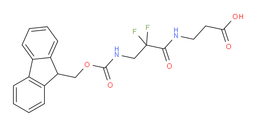 3-[3-({[(9H-fluoren-9-yl)methoxy]carbonyl}amino)-2,2-difluoropropanamido]propanoic acid