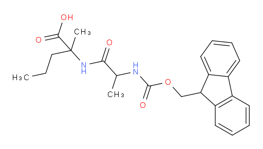 2-[2-({[(9H-fluoren-9-yl)methoxy]carbonyl}amino)propanamido]-2-methylpentanoic acid