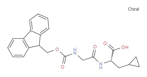 (2S)-3-cyclopropyl-2-[2-({[(9H-fluoren-9-yl)methoxy]carbonyl}amino)acetamido]propanoic acid