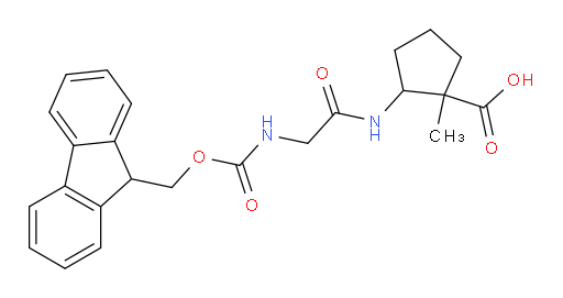 2-[2-({[(9H-fluoren-9-yl)methoxy]carbonyl}amino)acetamido]-1-methylcyclopentane-1-carboxylic acid