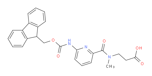 3-{1-[6-({[(9H-fluoren-9-yl)methoxy]carbonyl}amino)pyridin-2-yl]-N-methylformamido}propanoic acid