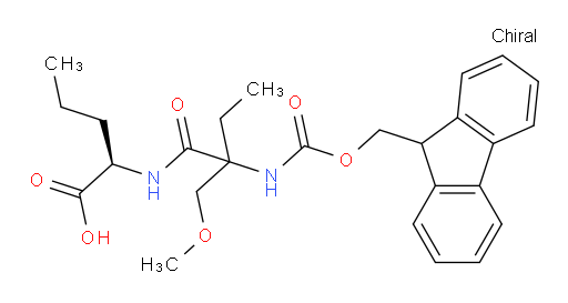 (2R)-2-[2-({[(9H-fluoren-9-yl)methoxy]carbonyl}amino)-2-(methoxymethyl)butanamido]pentanoic acid