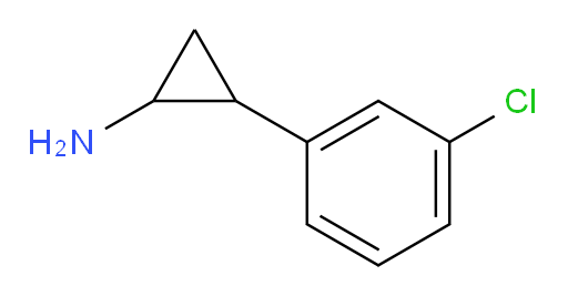2-(3-chlorophenyl)cyclopropan-1-amine