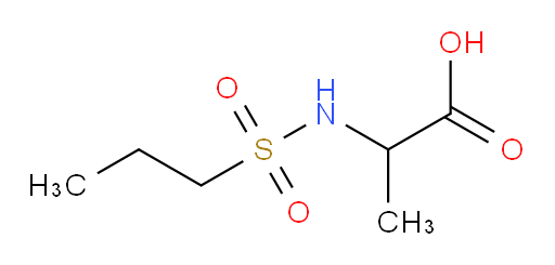 2-(propane-1-sulfonamido)propanoic acid