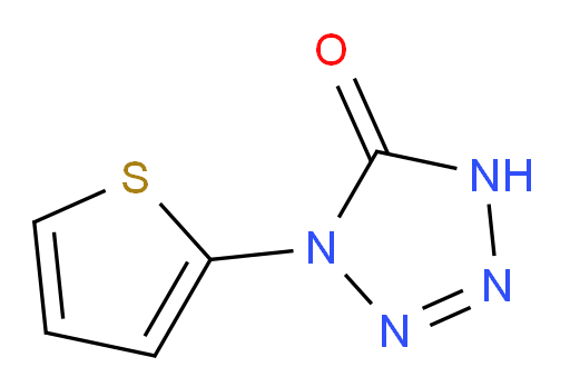 1-(thiophen-2-yl)-4,5-dihydro-1H-1,2,3,4-tetrazol-5-one