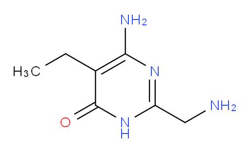6-amino-2-(aminomethyl)-5-ethyl-3,4-dihydropyrimidin-4-one
