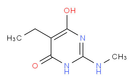 5-ethyl-6-hydroxy-2-(methylamino)-3,4-dihydropyrimidin-4-one