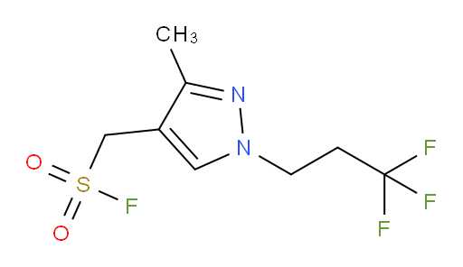 [3-methyl-1-(3,3,3-trifluoropropyl)-1H-pyrazol-4-yl]methanesulfonyl fluoride