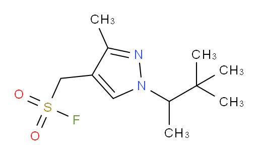 [1-(3,3-dimethylbutan-2-yl)-3-methyl-1H-pyrazol-4-yl]methanesulfonyl fluoride