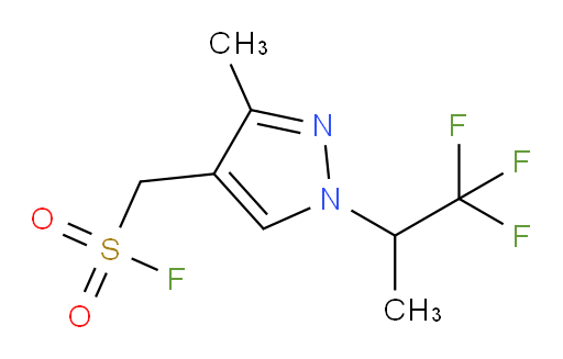 [3-methyl-1-(1,1,1-trifluoropropan-2-yl)-1H-pyrazol-4-yl]methanesulfonyl fluoride