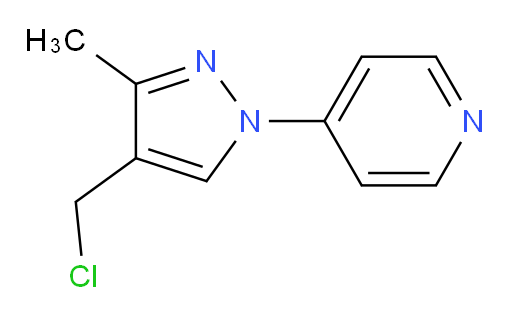4-[4-(chloromethyl)-3-methyl-1H-pyrazol-1-yl]pyridine