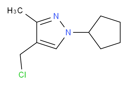 4-(chloromethyl)-1-cyclopentyl-3-methyl-1H-pyrazole