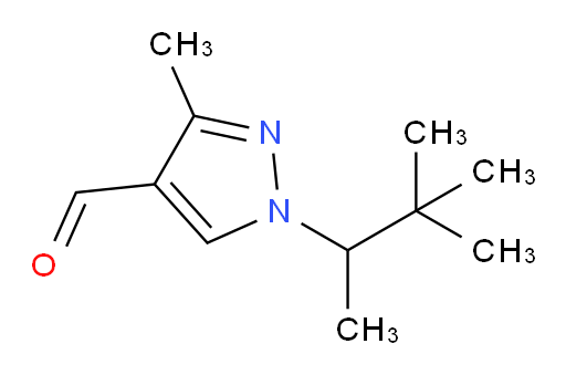 1-(3,3-dimethylbutan-2-yl)-3-methyl-1H-pyrazole-4-carbaldehyde