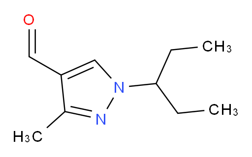 3-methyl-1-(pentan-3-yl)-1H-pyrazole-4-carbaldehyde