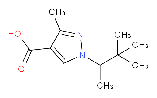1-(3,3-dimethylbutan-2-yl)-3-methyl-1H-pyrazole-4-carboxylic acid