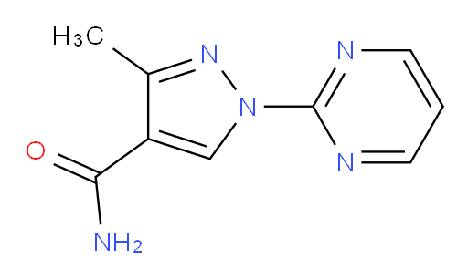 3-methyl-1-(pyrimidin-2-yl)-1H-pyrazole-4-carboxamide