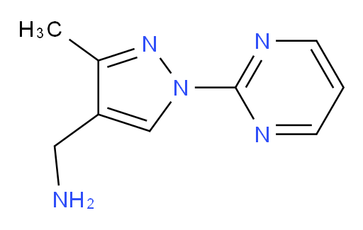 [3-methyl-1-(pyrimidin-2-yl)-1H-pyrazol-4-yl]methanamine