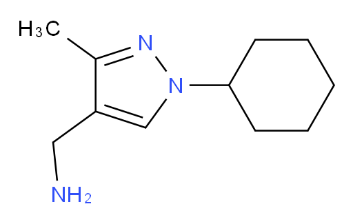 (1-cyclohexyl-3-methyl-1H-pyrazol-4-yl)methanamine