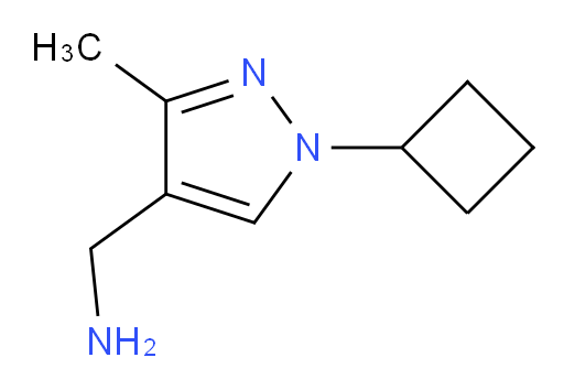 (1-cyclobutyl-3-methyl-1H-pyrazol-4-yl)methanamine