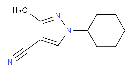 1-cyclohexyl-3-methyl-1H-pyrazole-4-carbonitrile