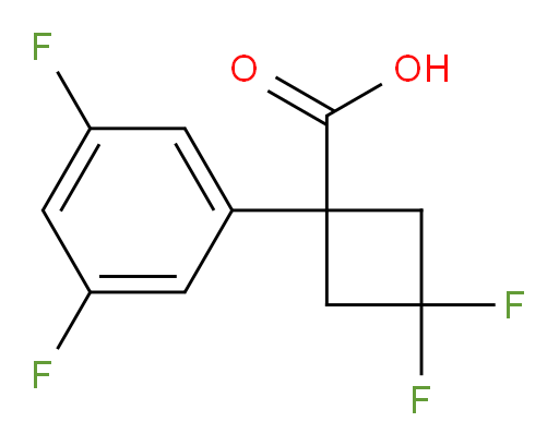 1-(3,5-difluorophenyl)-3,3-difluorocyclobutane-1-carboxylic acid