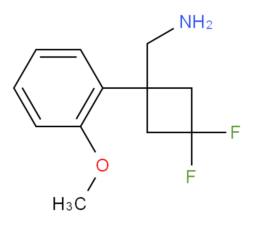 [3,3-difluoro-1-(2-methoxyphenyl)cyclobutyl]methanamine