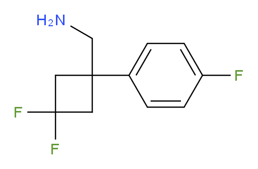 [3,3-difluoro-1-(4-fluorophenyl)cyclobutyl]methanamine