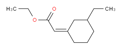 ethyl 2-[(1Z)-3-ethylcyclohexylidene]acetate