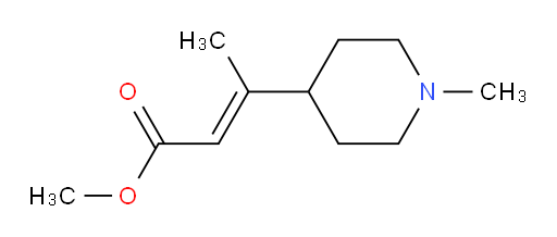 methyl (2E)-3-(1-methylpiperidin-4-yl)but-2-enoate