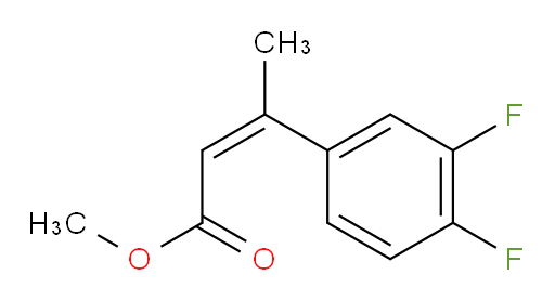 methyl (2Z)-3-(3,4-difluorophenyl)but-2-enoate