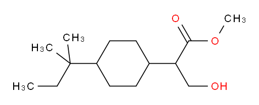 methyl 3-hydroxy-2-[4-(2-methylbutan-2-yl)cyclohexyl]propanoate